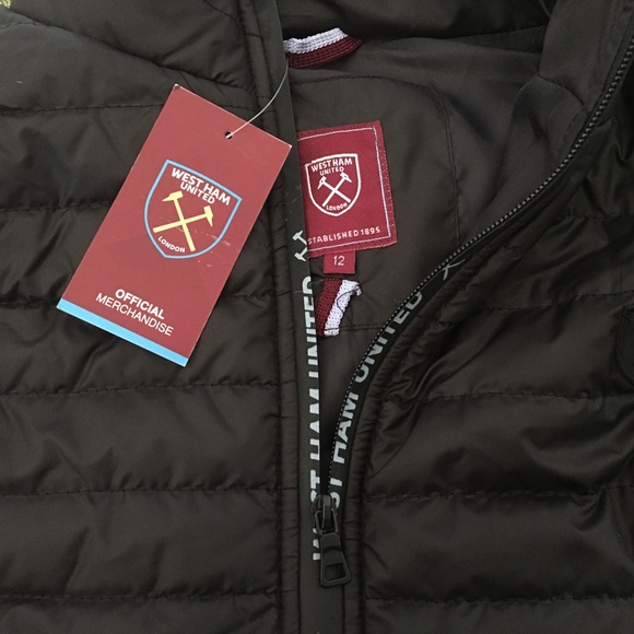 West Ham United Womans Black Gilet Size 12 (vest) - Picture 1 of 4